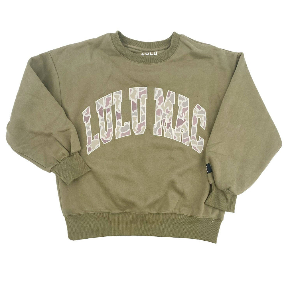 Green Camo Lulu Mac Sweatshirt