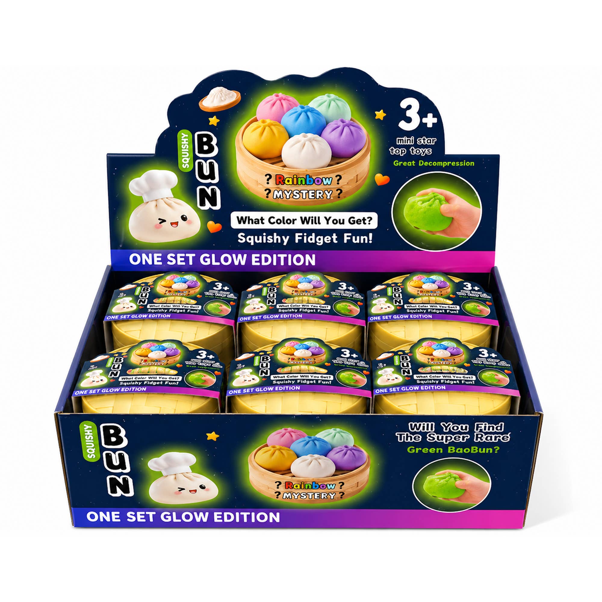 Glow-in-the-Dark Mystery Dumpling Squishy