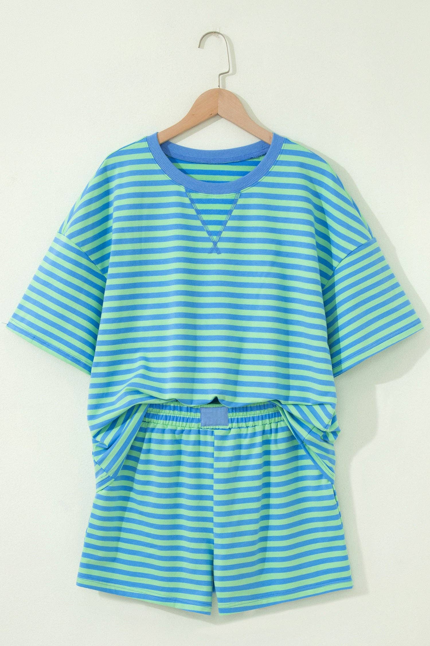 Aqua Stripe Set