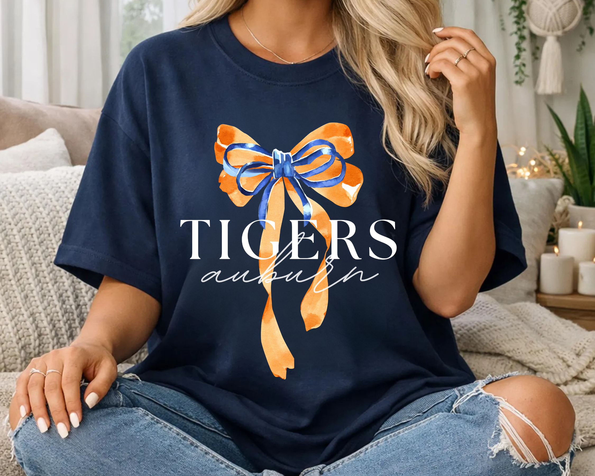 Auburn Bow Tee