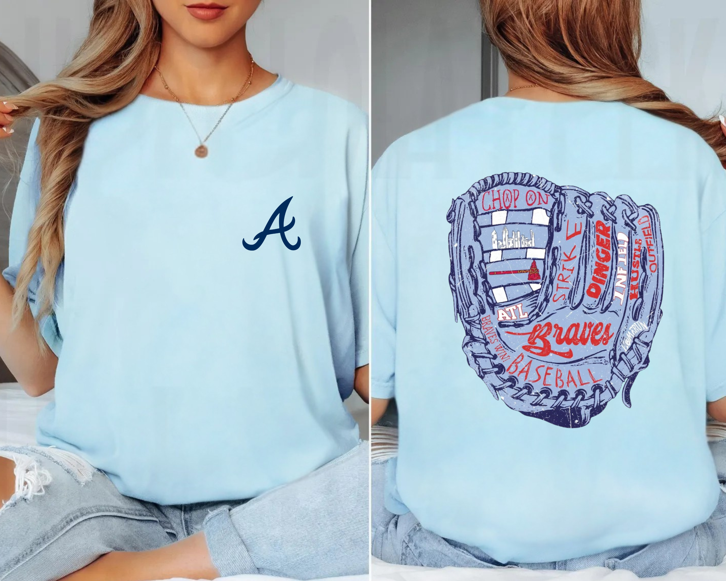 Atlanta Baseball Glove Tee