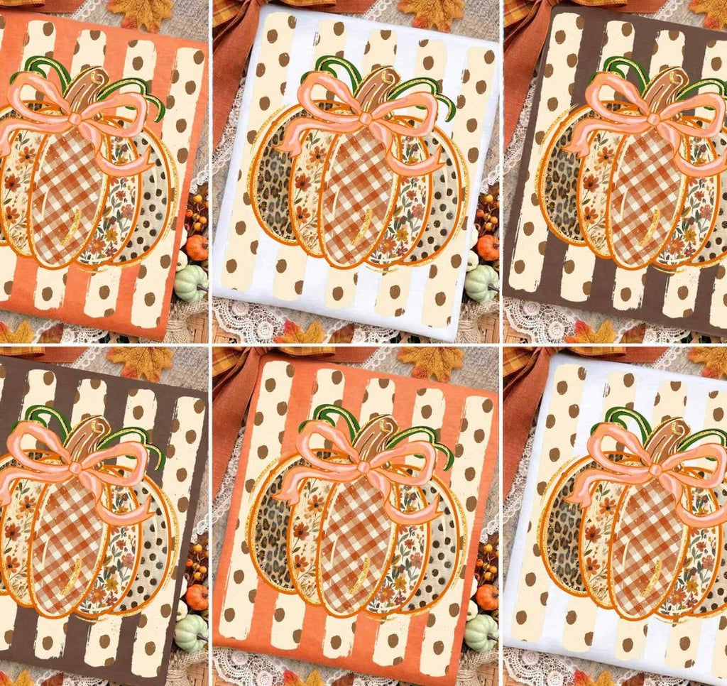 Preppy Fall Pumpkin Tee