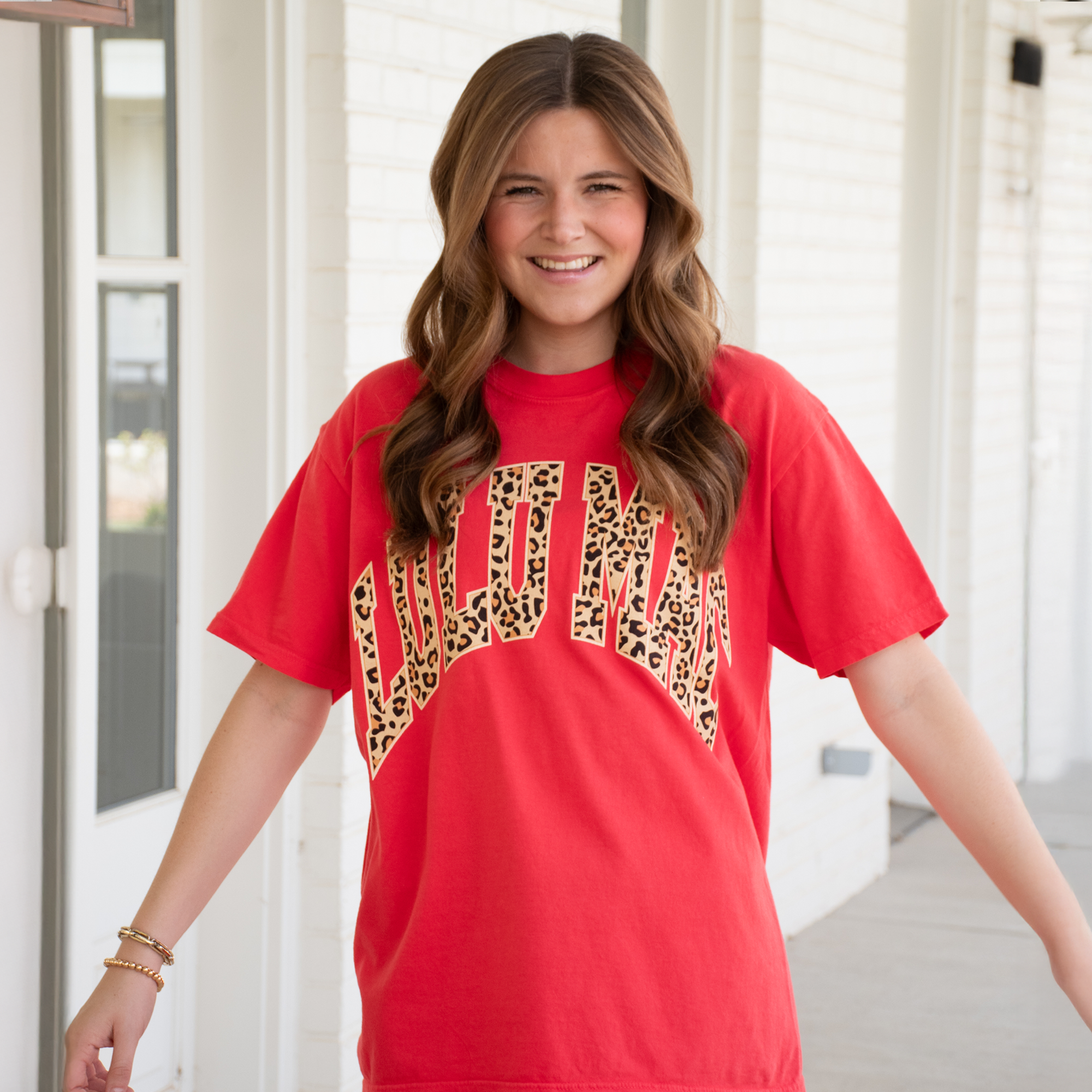 Leopard Paprika Lulu Mac Tee