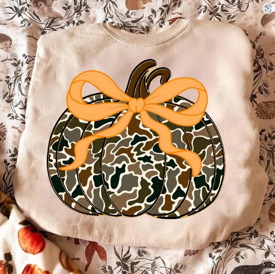 Camo Pumpkin Sweatshirt